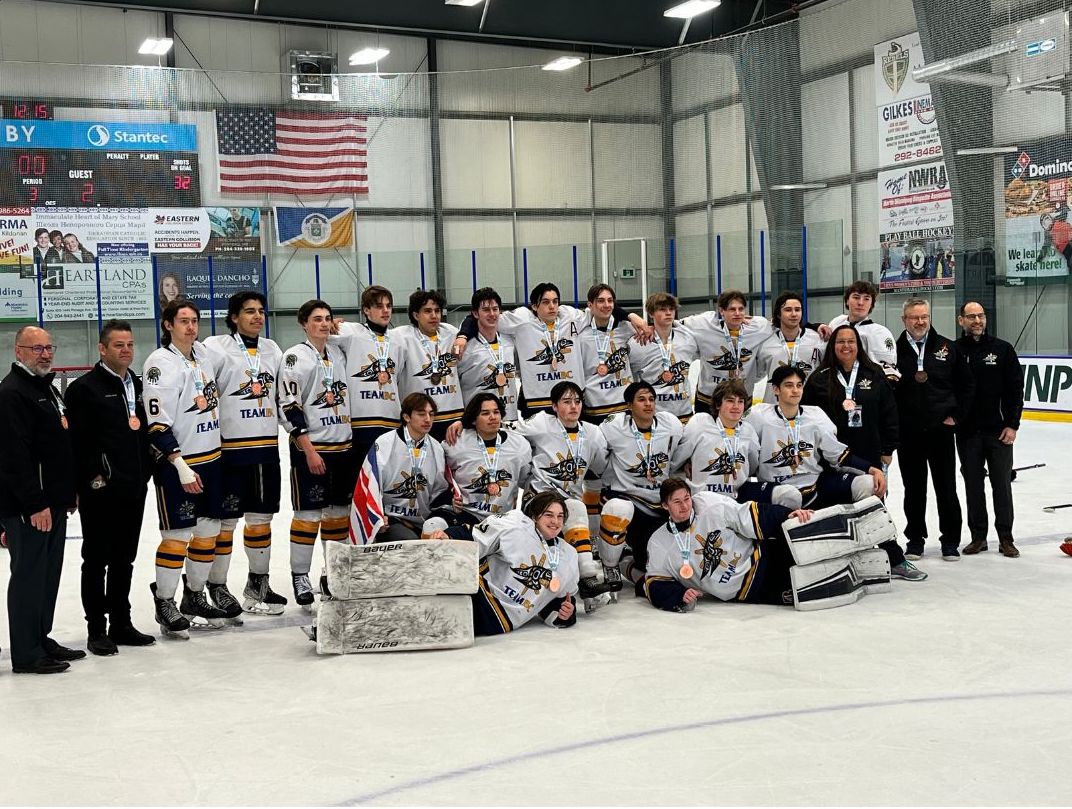 Indigenous players design reconciliation jerseys for Winnipeg high school  team