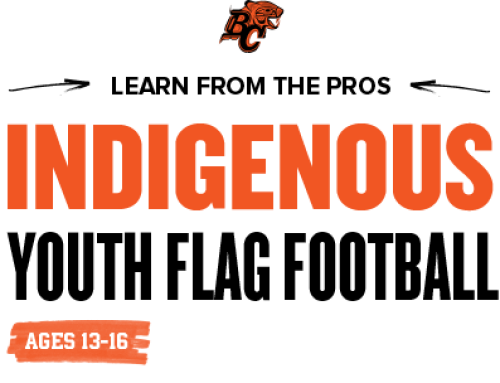 BC Lions Indigenous Youth Flag Football Program